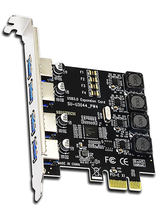 Compare 4 Port USBA 3.0 5Gbps PCIe 3.0 X1 Adapter Card at KSA Price