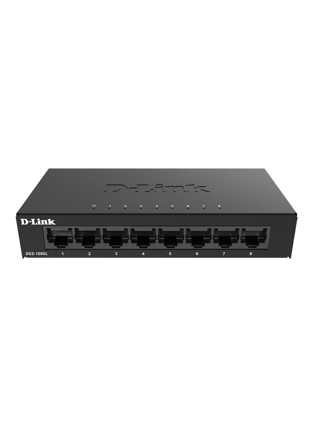 8-Port Gigabit Unmanaged Desktop Switch Black
