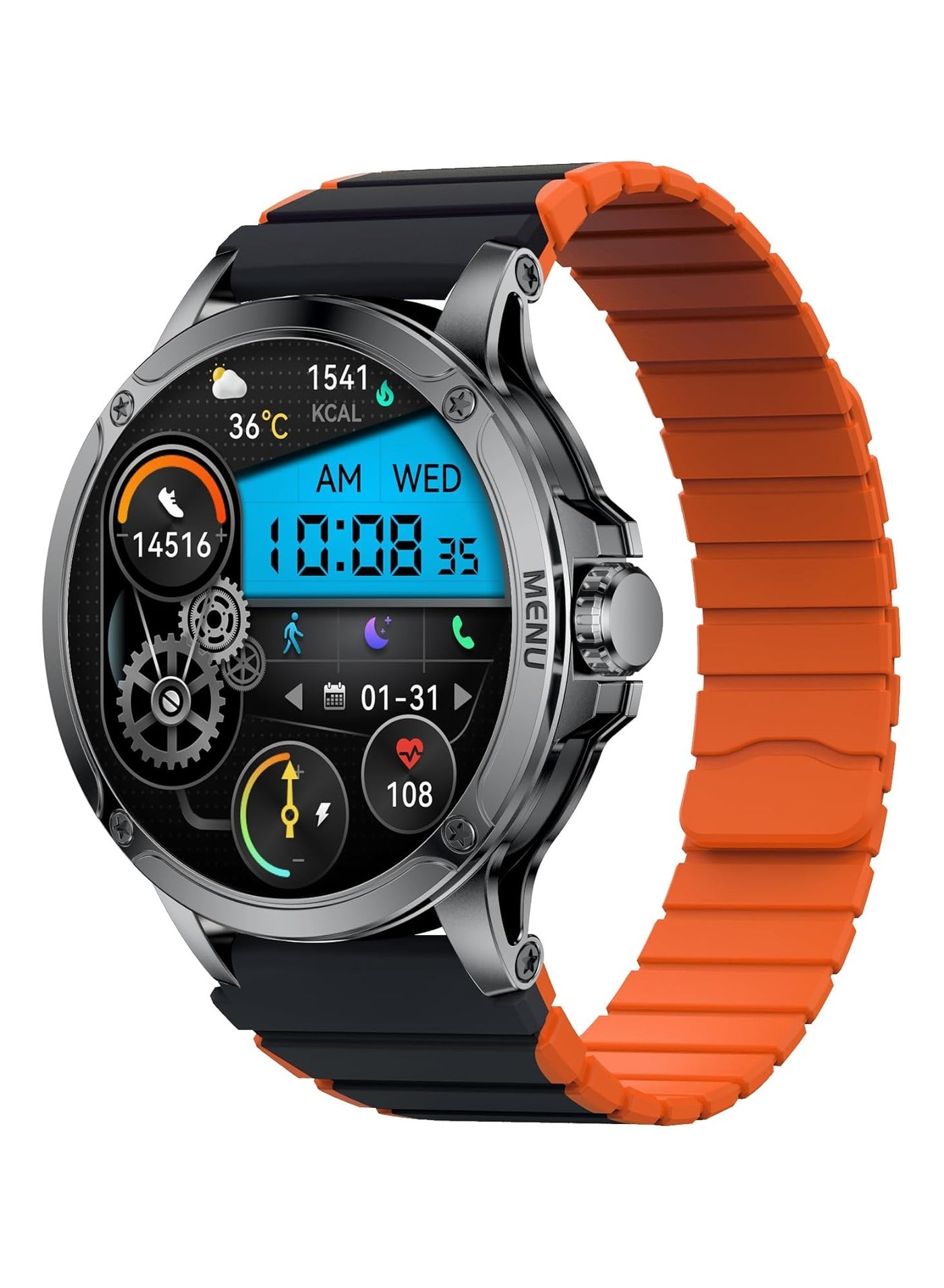 Maxwell MW Alpha Smart Watch, 40 Days Standby…