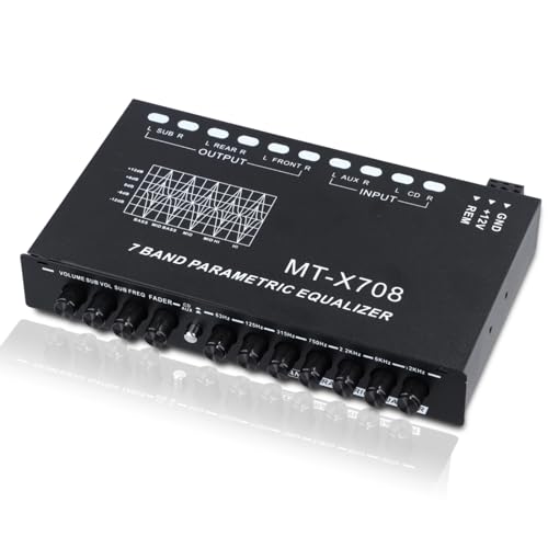 7-Band Car Audio Equalizer, Car Audio Graphic…