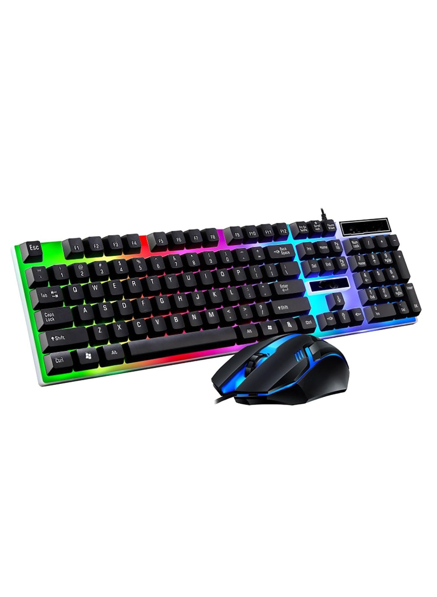 Waterproof Rainbow Keyboard with Rainbow Backlight…