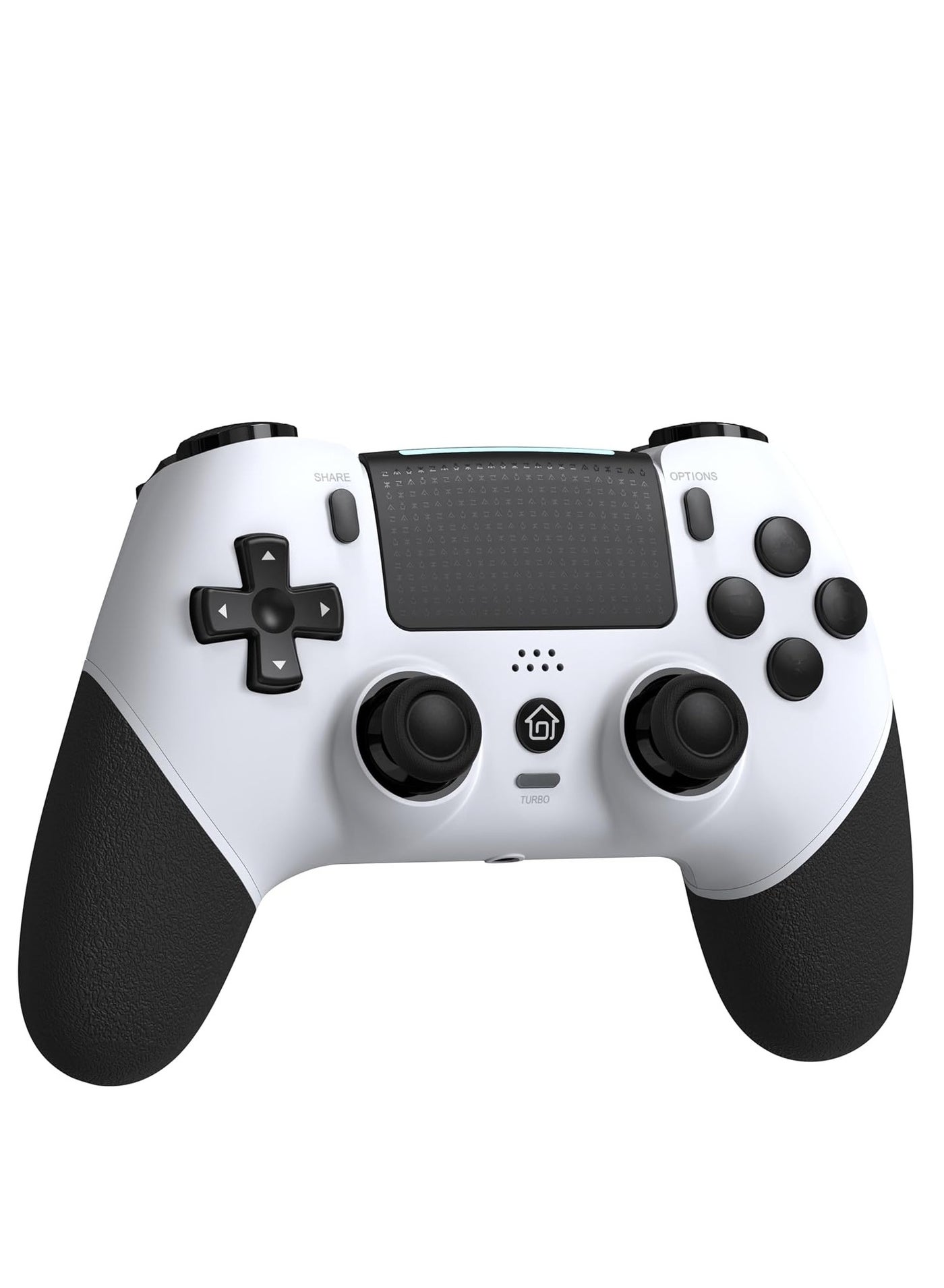 Compare Wireless Controller Compatible with PS4SlimProPC, Equipped with 1000mAh Battery, USB Cable, Dual Vibration, 6Axis Motion Control, 3.5mm Audio Jack, Multi Touch Pad, Share Button at KSA Price