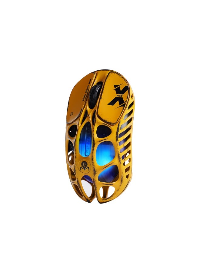 Compare Mercury X Pro Wireless Gaming Mouse, 32000 DPI PAW3950 Sensor, 8K Dongle, 8000Hz Polling Rate, Magnesium Alloy Hollow Frame, RGB Lighting, 5 Programmable Buttons, 3 Modes, Yellow at KSA Price