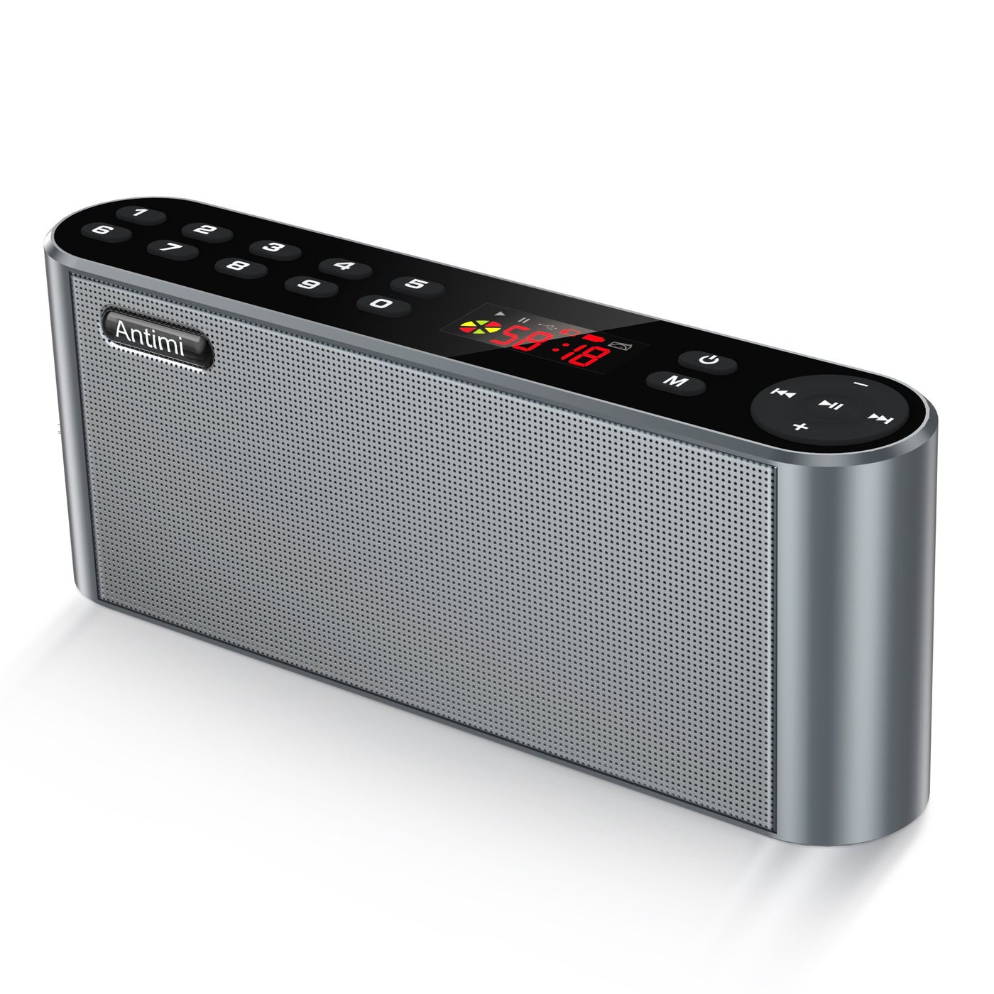 Compare Antimi BluetoothFM RadioMP3 Player Portable Wireless Speaker Black at KSA Price