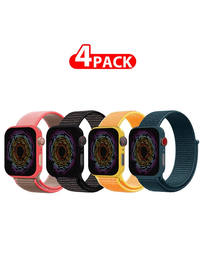 4 Pack Apple Watch Band 38Mm 40Mm 41Mm Sport Loop…