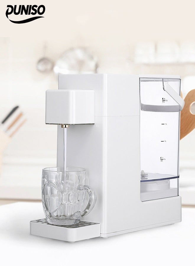 Compare Instant Hot Water Dispenser，Desktop Electric Water Dispenser，Quick Heating，Portable，5kind Temperature Control， for Home Kitchen Offices Dorm，White at KSA Price