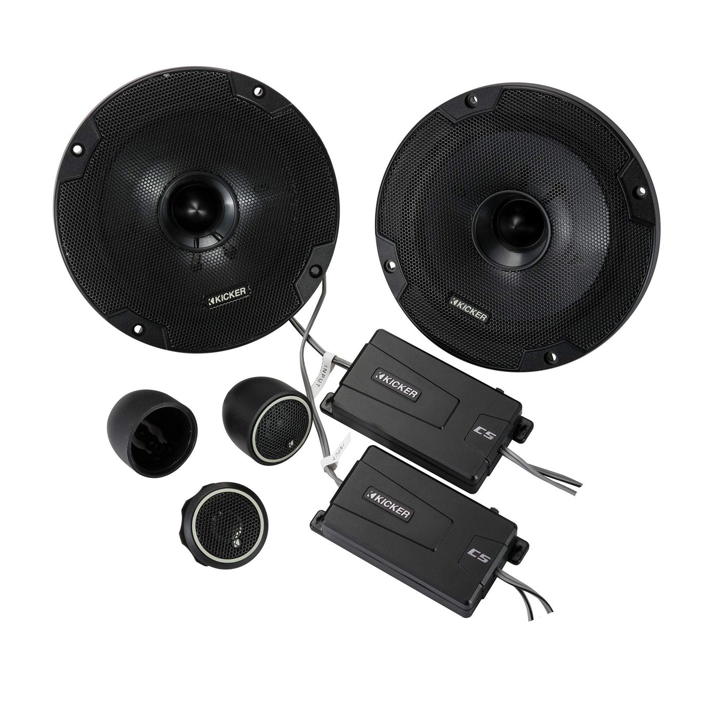 Compare KICKER 46CSS654 CSSeries CSS65 65Inch 160mm Component System with 75inch tweeters 4Ohm Pair at KSA Price
