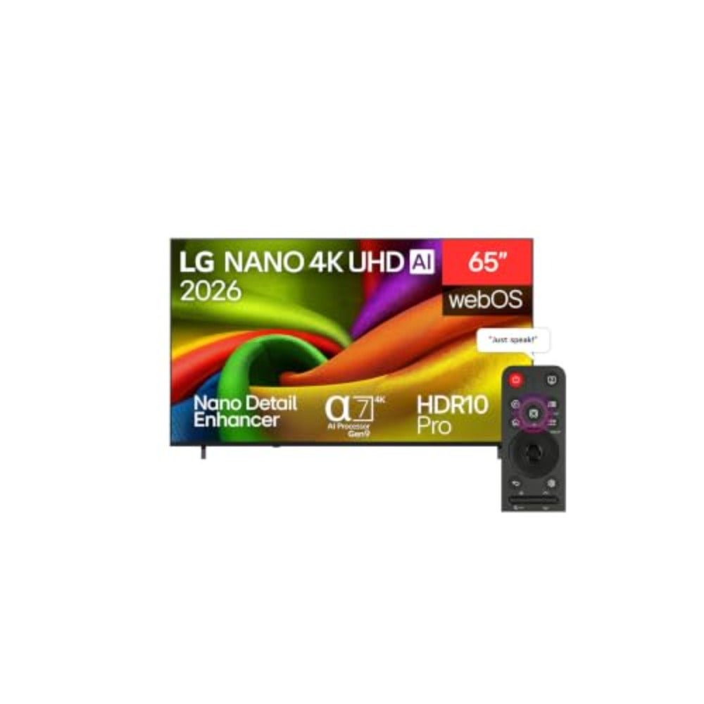 Compare Nano 4K AI NU84 Smart TV Wireless Connectivity Home Entertainment 138 cm 55 Inch BuiltIn Streaming Apps at KSA Price
