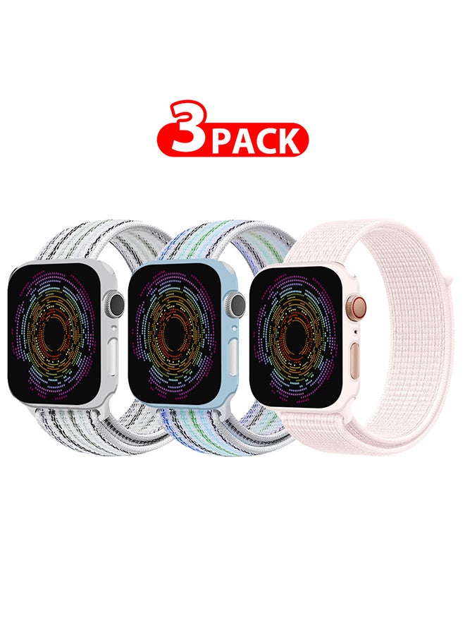 3 Pack Apple Watch Band 38Mm 40Mm 41Mm Sport Loop…