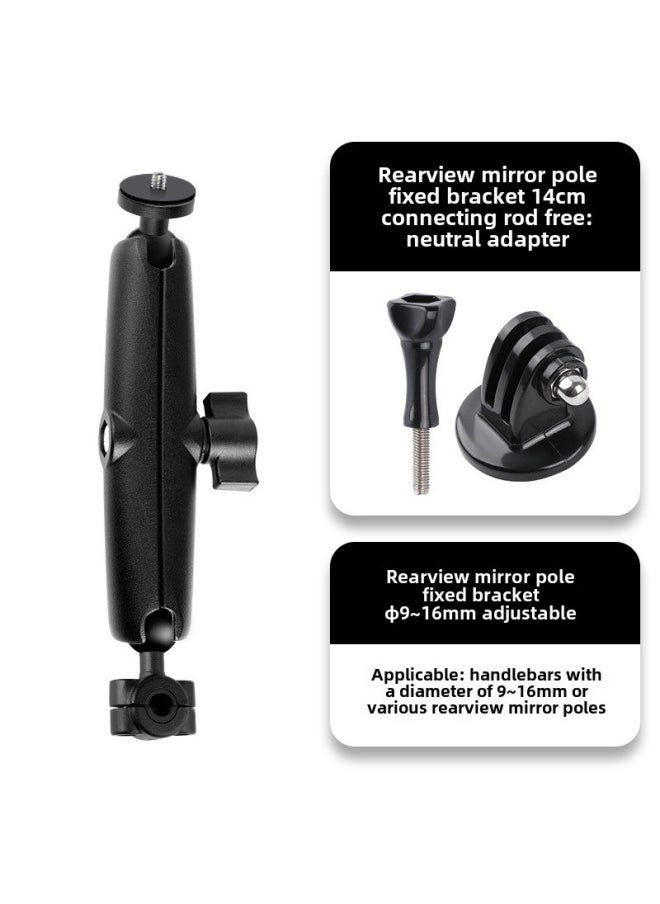 Compare Motorcycle Mobile Phone Bracket Gopro1210 Accessories Insta360X4 Panoramic Camera Shooting Bracket NavigationColor:Lengthened Rearview Mirror Pole Bracket at KSA Price