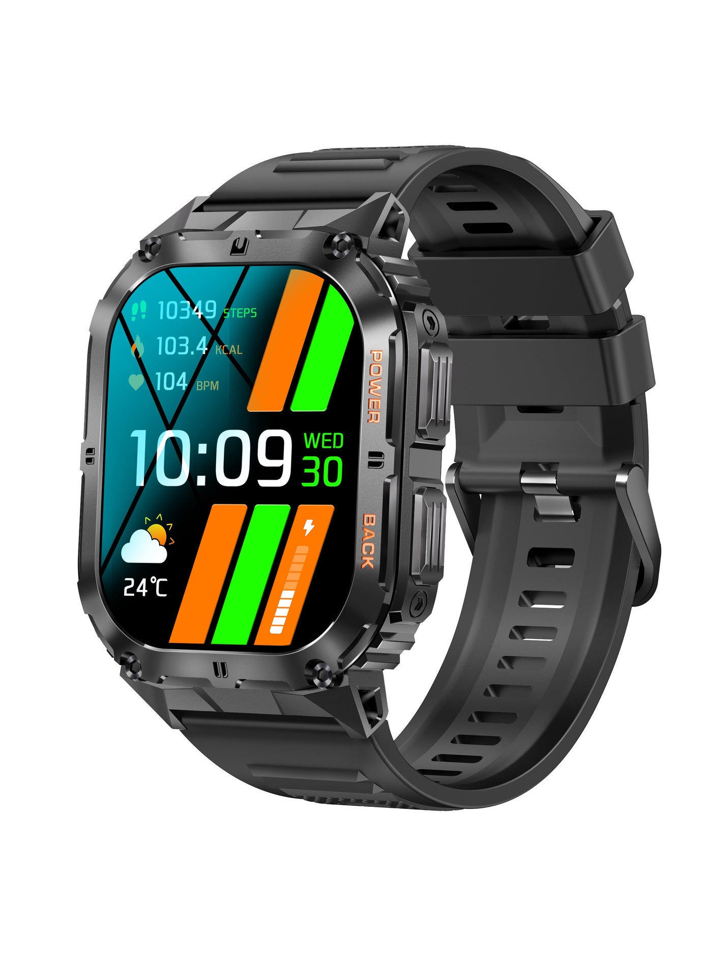 Compare Dome2 Smartwatch For Men, AMOLED Always On Display Bluetooth Calling Waterproof Fitness Watches Compatible With Android iOS Black at KSA Price