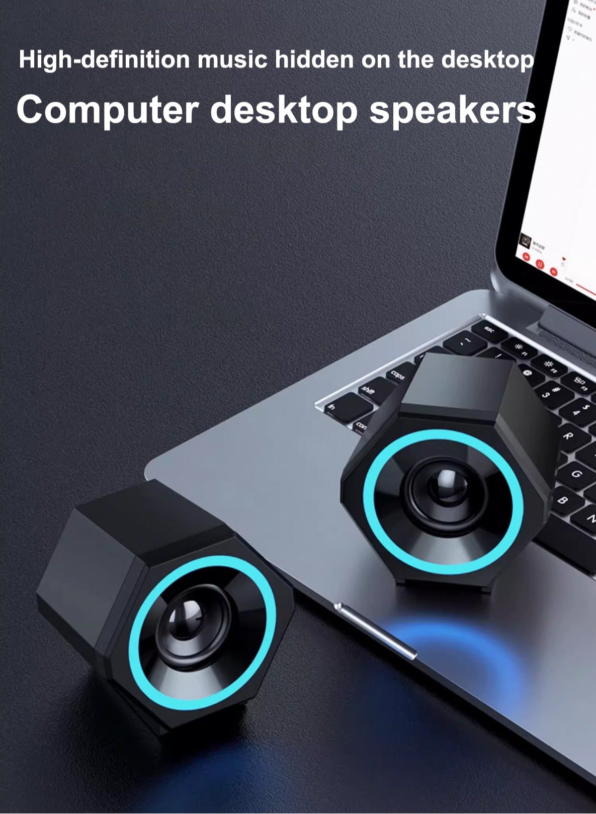 PC speaker, USB computer speaker, USB wired…