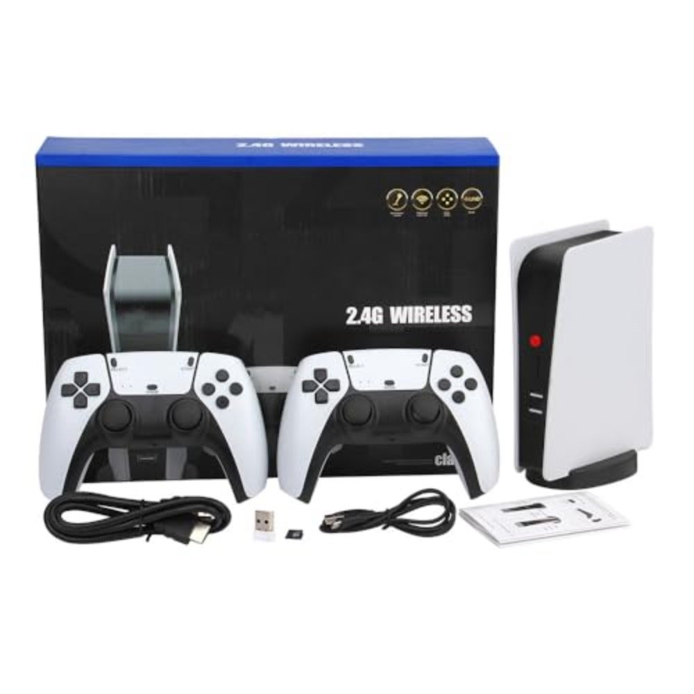 Compare 4K Retro M5 Video Game Console 64GB128GB TV Box with 20, 000+ Games HDMI Output, PS1GBACPS Support 2 Wireless Controllers Included at KSA Price