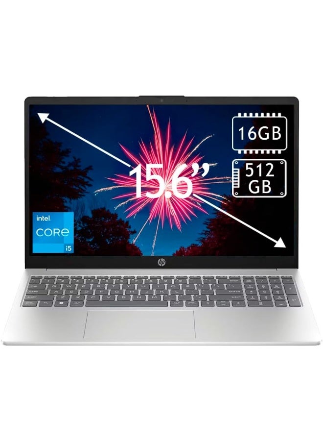 Compare HP  15.6 Full HD TouchScreen Laptop  Intel Core i5 1334U 202316GB Memory  512GB SSD  Natural Silver 15FD0215DX English Natural Silver at KSA Price