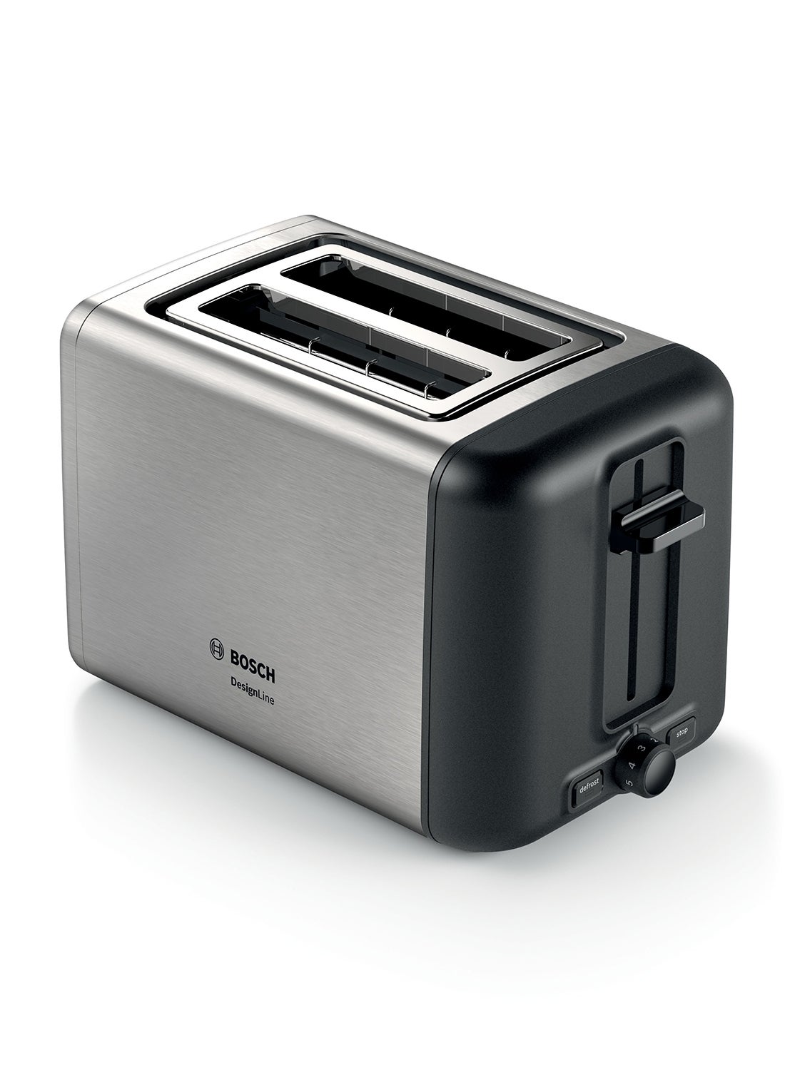 Compare DesignLine Stainless Steel Toaster, Two Slice 970 W TAT3P420GB Silver at KSA Price