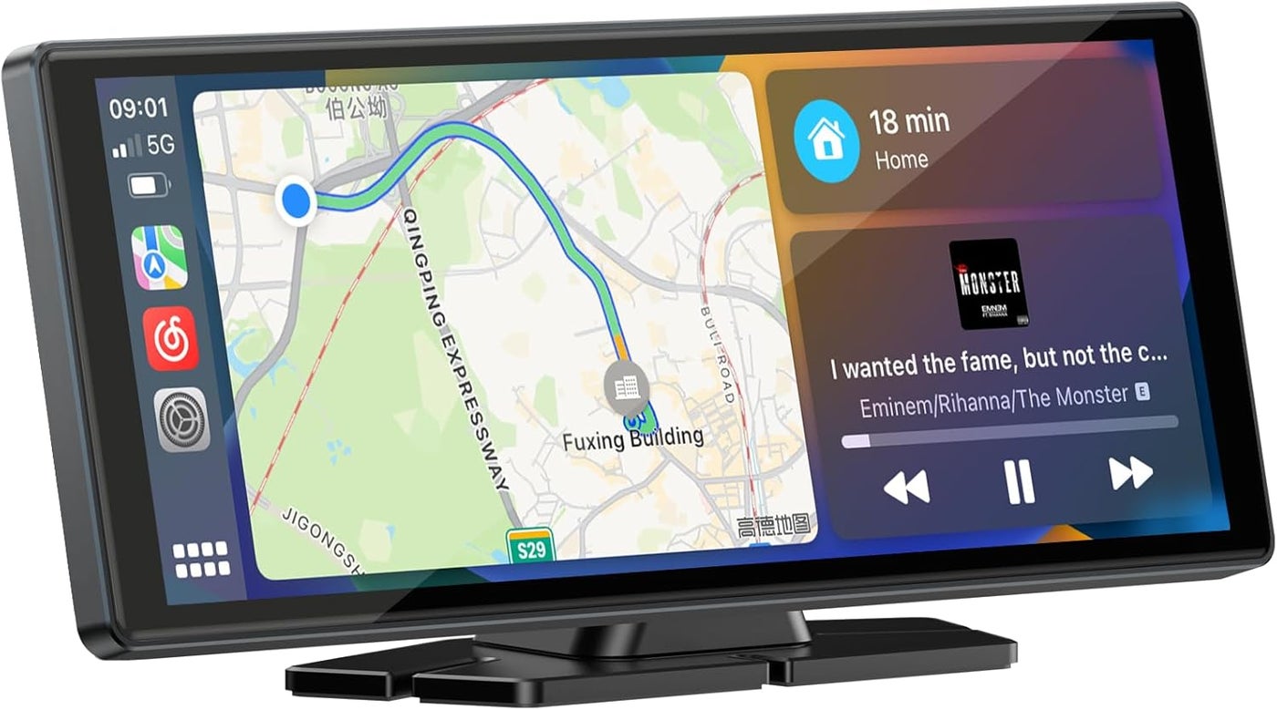 Compare LAMTTO 9.26inch Wireless CarPlay Screen with GPS Navigation and Bluetooth at KSA Price