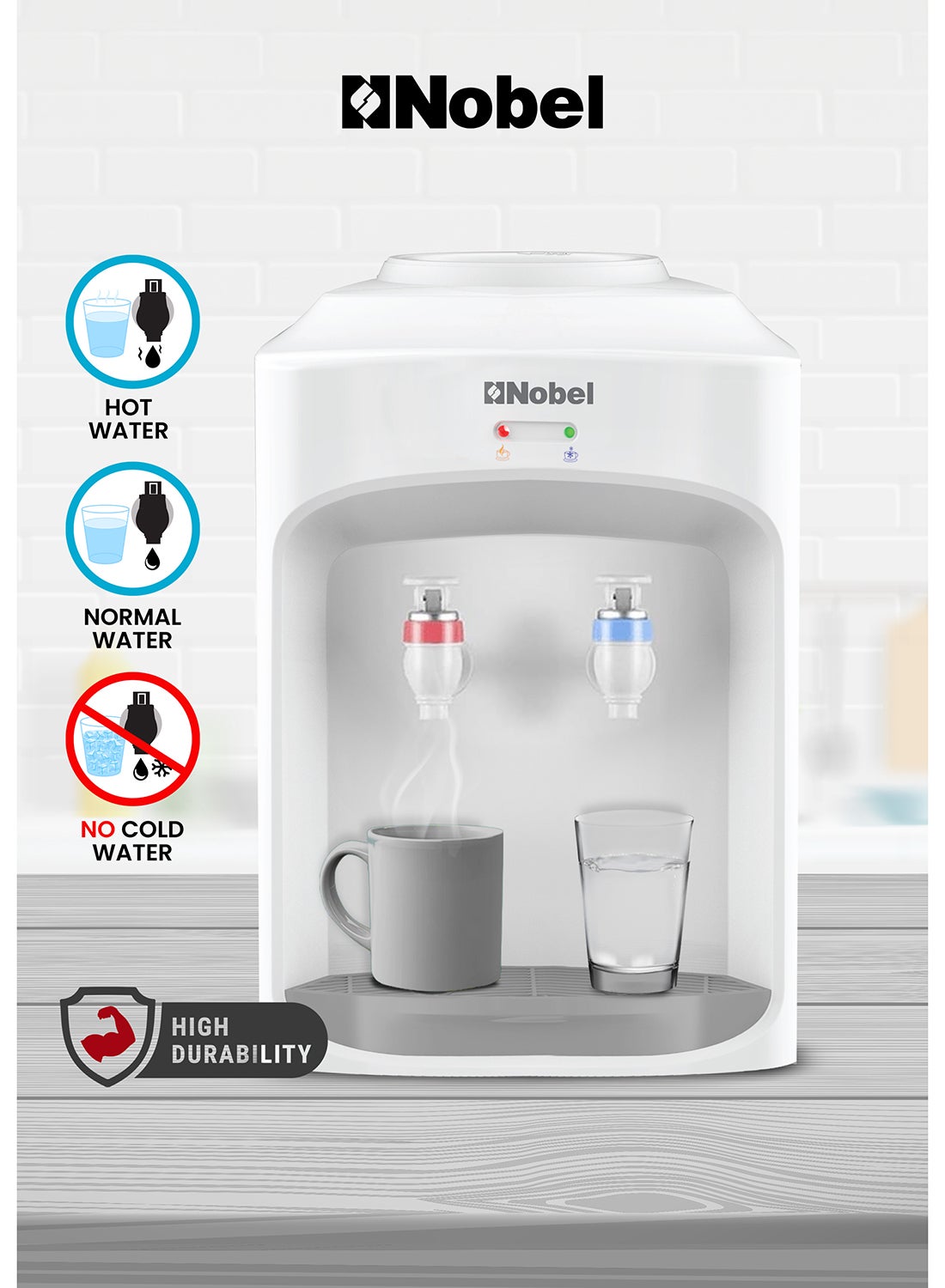 Table Top Water Dispenser With Hot & Normal…