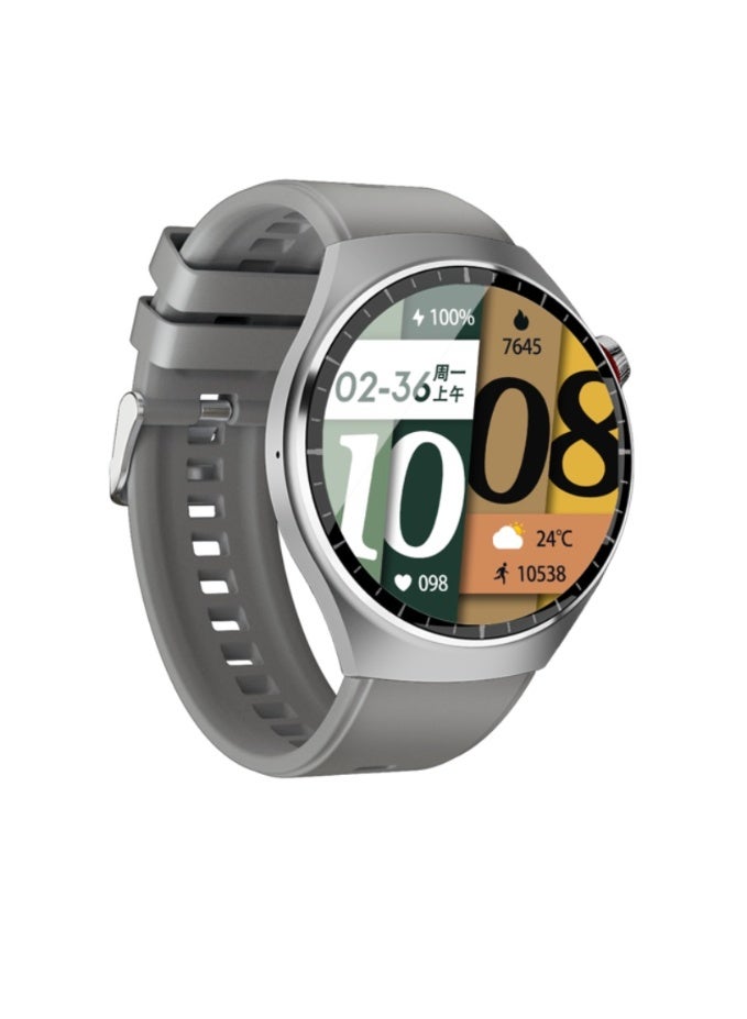 Compare Oteeto Watch 4 Pro Smartwatch Grey, 1.53 AMOLED Full Touch Display, Bluetooth Calling, Health Monitoring, IP68 Waterproof, 315mAh Battery at KSA Price