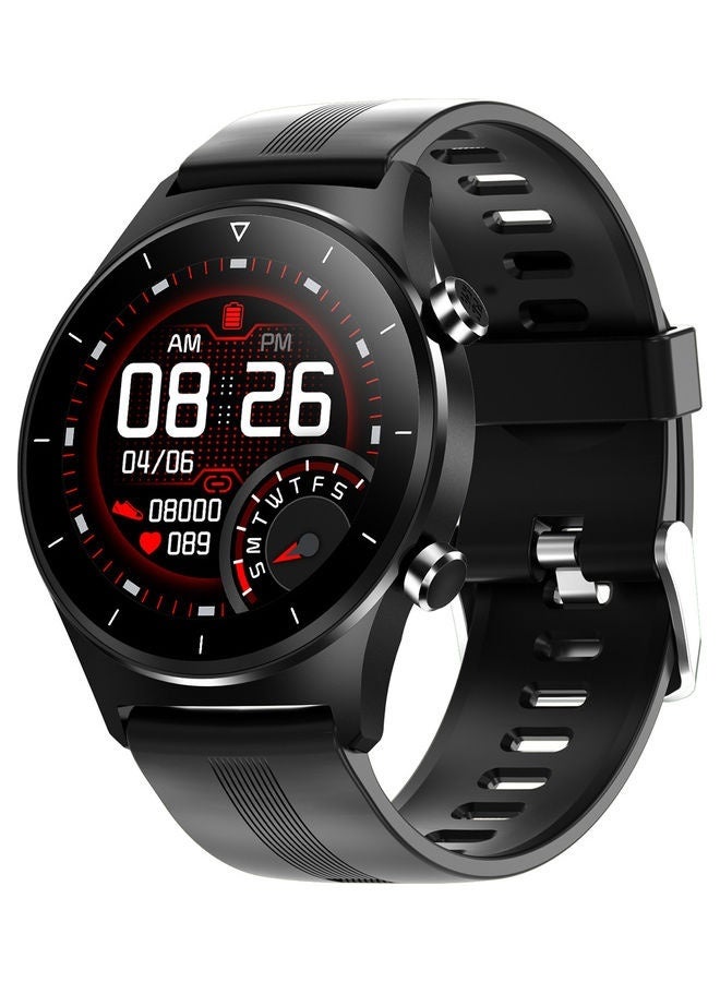 Compare 1.28 Inch Smart Watch Fitness Tracker IP68 Waterproof Sport Watch with Heart Rate & Blood Pressure Monitor Black Black at KSA Price