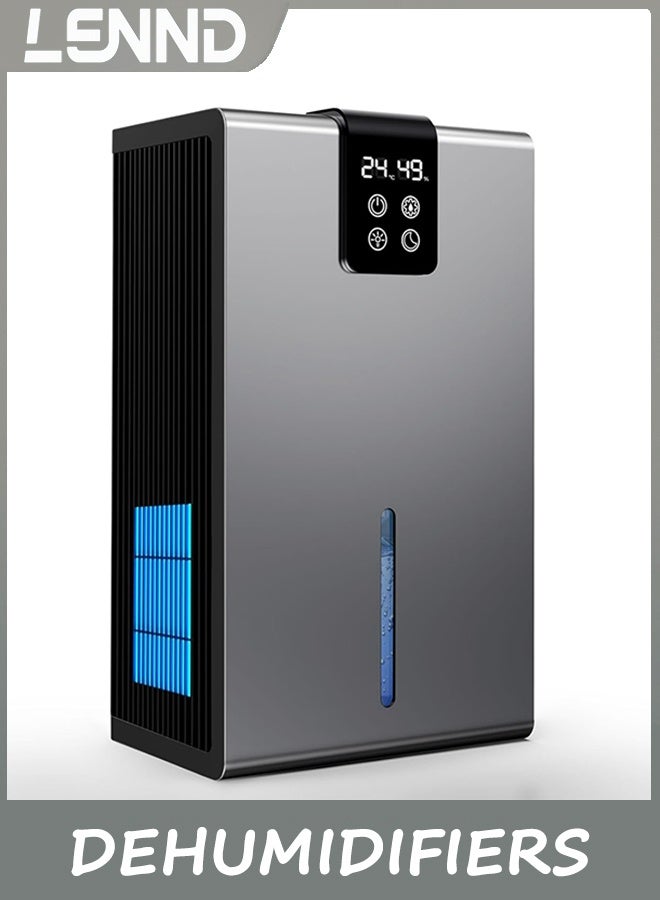 Compare Dehumidifiers for Home, Electric Moisture Absorber for Room, 2.6L Water Tank Quiet Dehumidifier for Basement, Closet, Laundry Drying, Bedroom, Bathroom, with Humidity Display, Auto Shut Off at KSA Price
