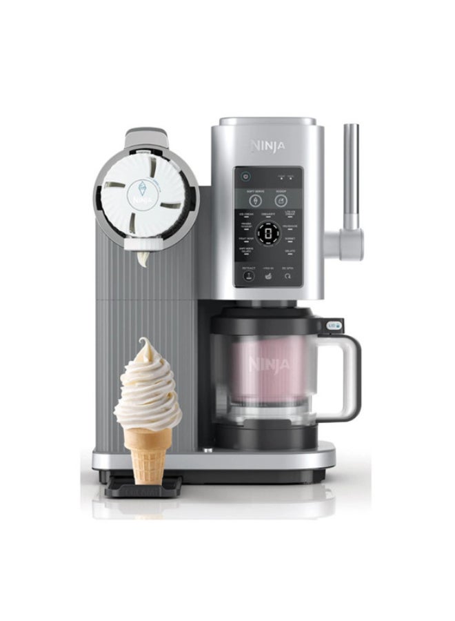 Compare NINJACREAMI Swirl Soft Serve Ice Cream Maker 0.47 L 800 W NC701ANZ Platinum Silver  International Version NC701ANZUK at KSA Price