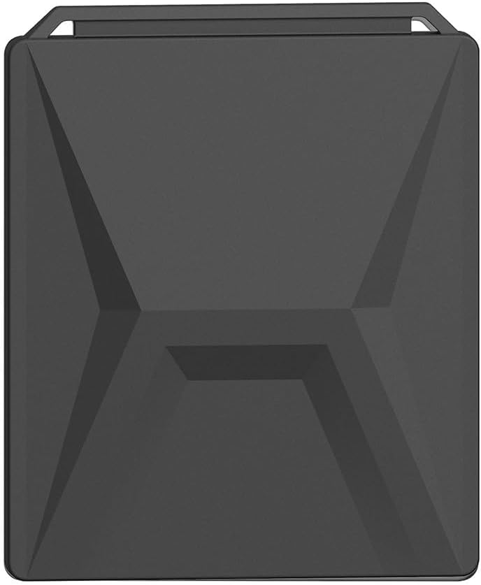Black Silicone Protective Case with Reusable Sticker…