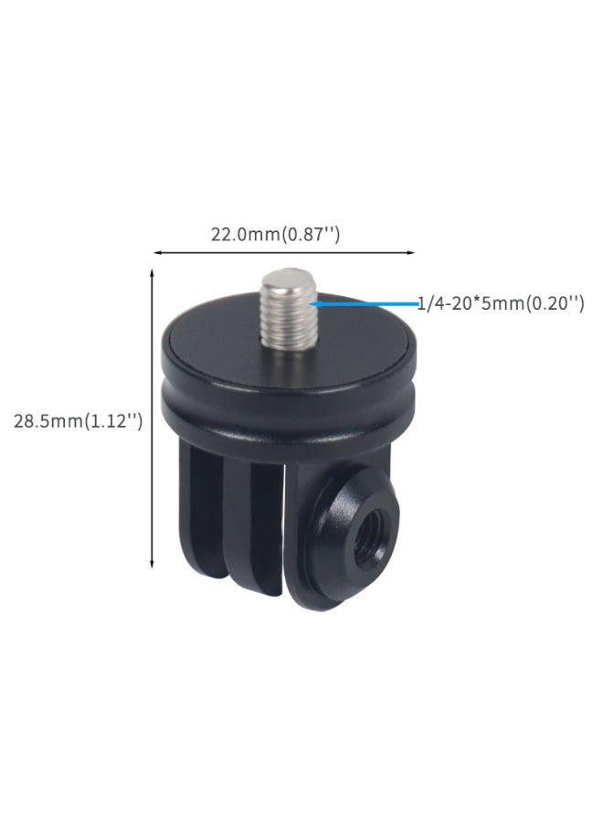 Compare Aluminum Alloy 14 Selfie Stick Tripod Adapter Black Suitable For Gopro Xiaomi Sports Cameras AccessoriesColor:Fifth Generation Blackthree Cards at KSA Price