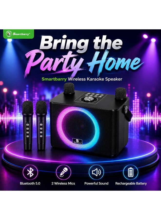 M23 Max Portable Karaoke Speaker with 2 Wireless…