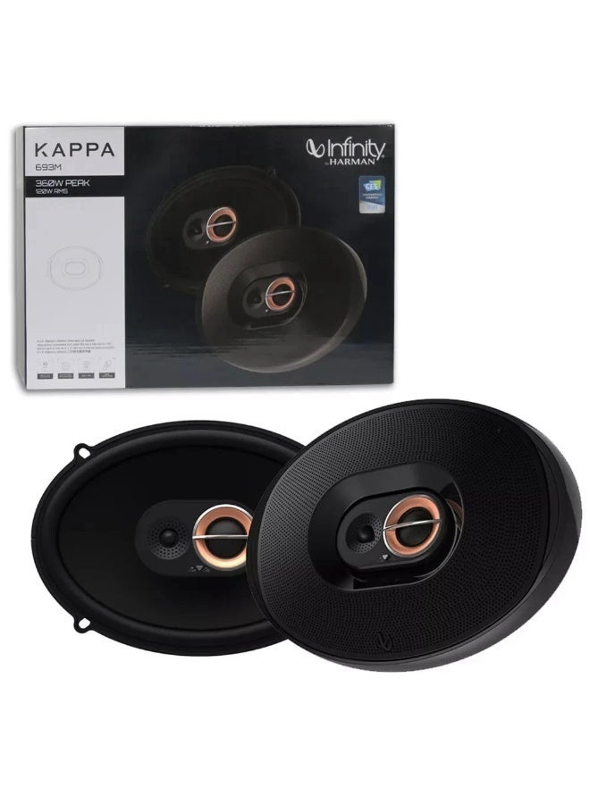 Compare Infinity KAPPA 693M 6x9 Inch 3Way Car Audio Speakers – 300W Peak Power, Premium Car Door Speakers, High Sensitivity, Clear Bass & Crystal Highs at KSA Price