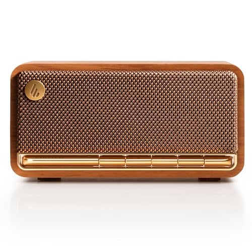 Compare Edifier Retro Wood Bluetooth SpeakerWireless Portable Speakers with 20W Stereo SoundVintage Decor Speaker with AUXUSB SoundcardMicro SD Brown at KSA Price