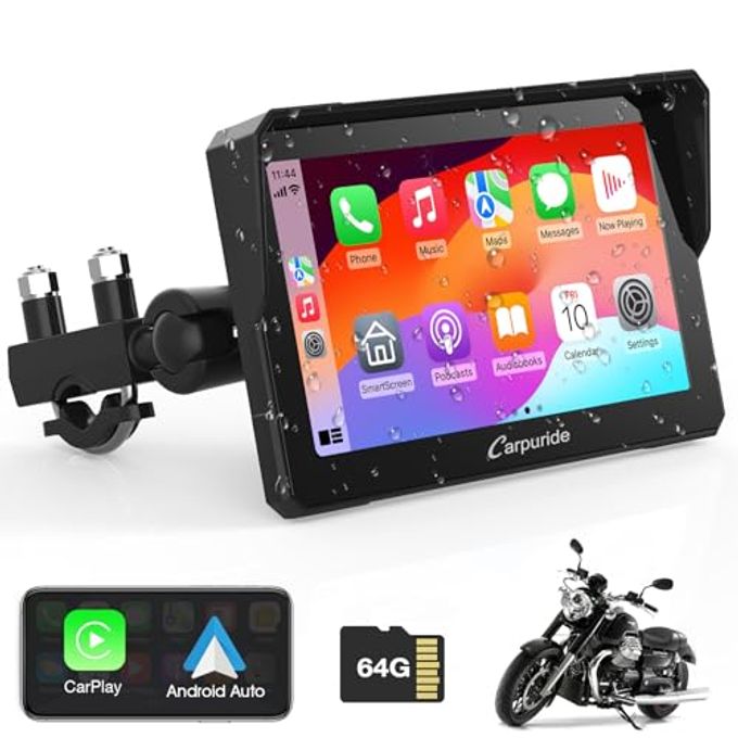 W702 For Motorcycle, 7 Inch Waterproof Touchscreen,…