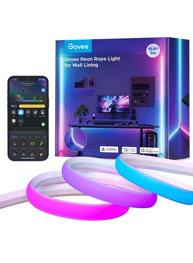 Compare Govee Neon Rope Light for Wall Lining 5M at KSA Price
