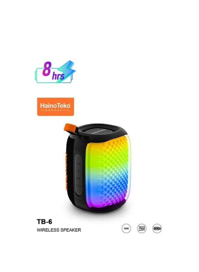 HainoTeko TB-6 Portable Wireless Bluetooth Speaker…