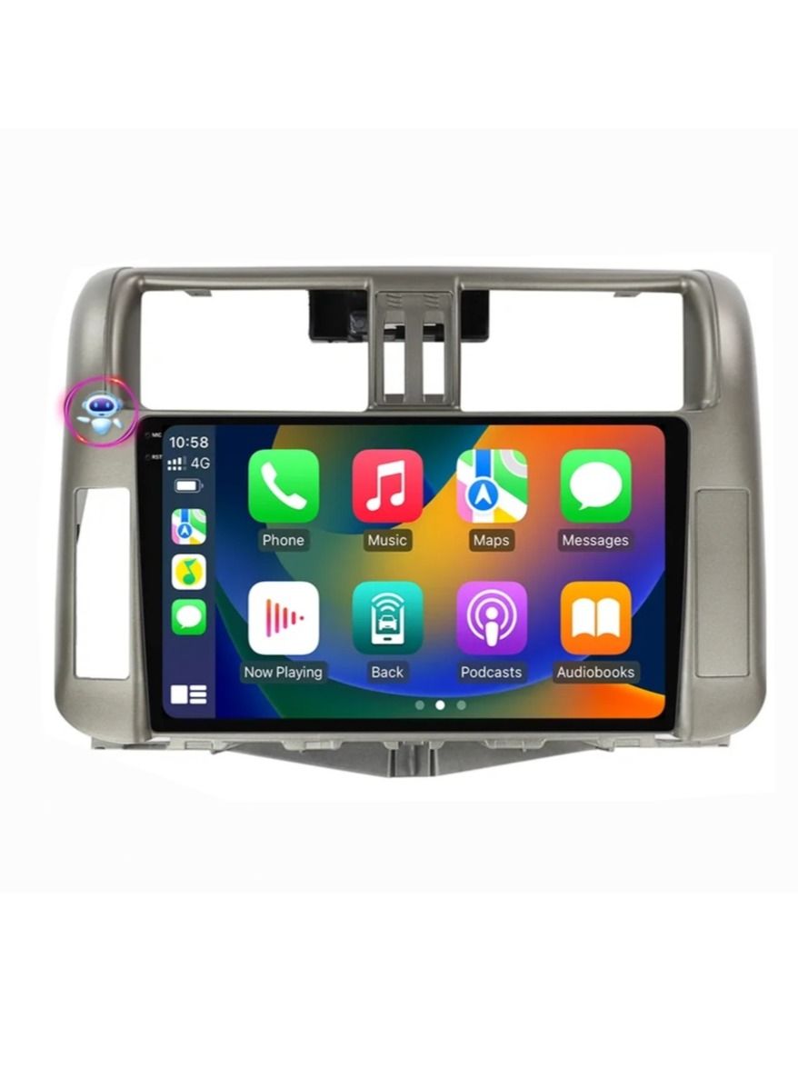 Compare Toyota Prado 2010 2011 2012 2013 Android Screen 4GB RAM Support Apple Carplay Android Auto Wireless QLED Touch Screen DSP Bluetooth AHD Camera Included SIM Card Support Fast Interface at KSA Price