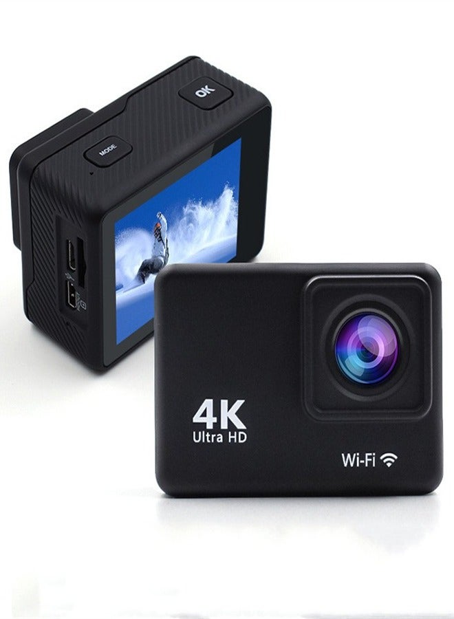 4K HD WiFi Anti-Shake Sports Camera Waterproof…