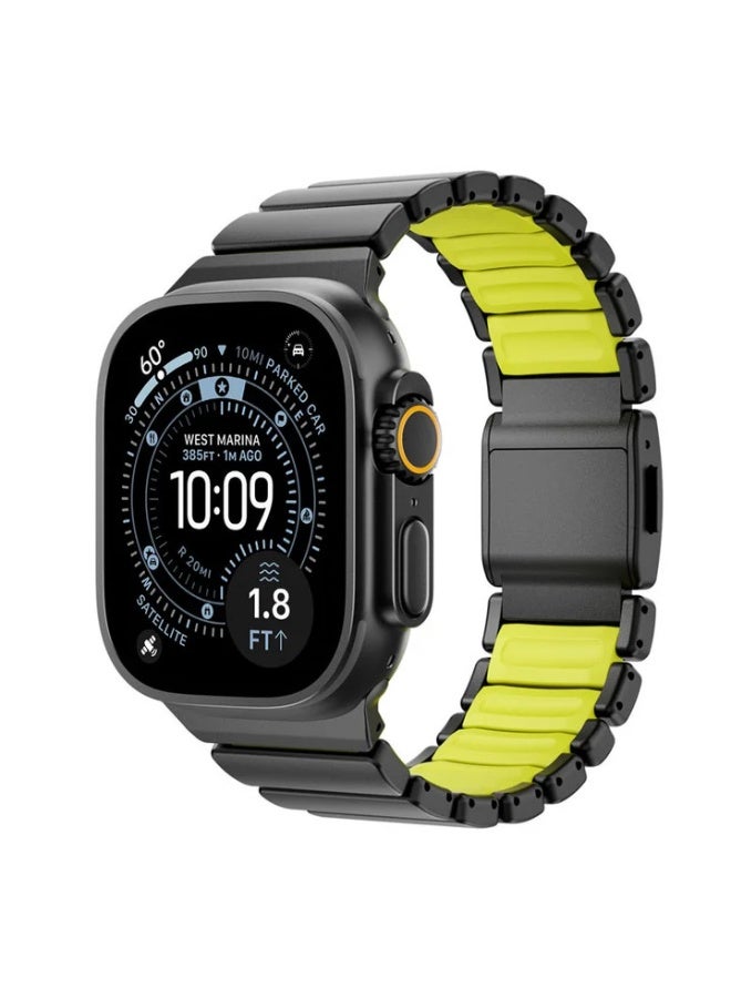 Metal Silicone Magnetic Band Compatible with Apple…
