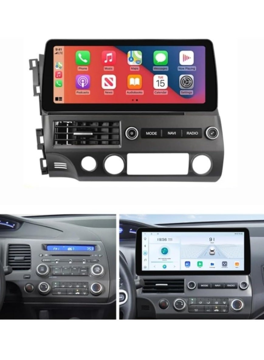 Compare 12.3 Inch Android Screen For Honda Civic 20052011 Support Apple Carplay Android Auto Wireless 4GB Ram Fast Interface AHD Camera Included WiFi USB 4G With Panel For Honda Civic at KSA Price