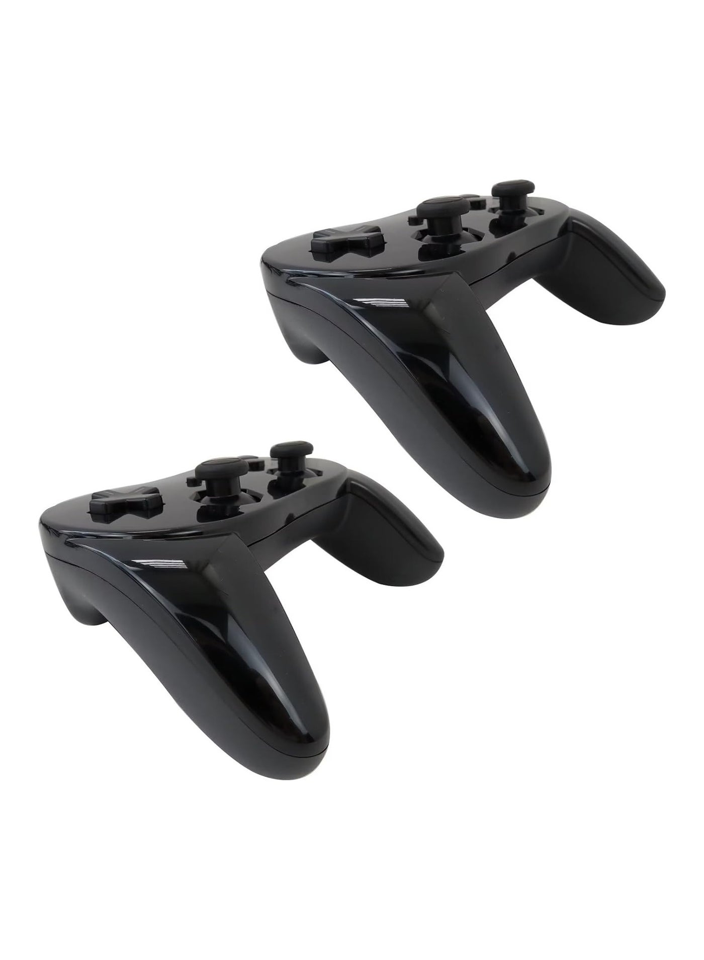 Compare Classic Video Game Controller, Console Joystick Gamepad Replacement, Compatible for Nintendo Wii Game System, Pack of 2, New Pro Classic Retro Controller for Nintendo Wii at KSA Price