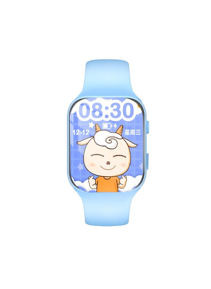 Compare F12 Kids HD Widescreen Smartwatch with GPS, WiFi, Video Call, SOS, IP67 Waterproof, Camera, Monitoring, Tracker, and Location Phone Blue at KSA Price