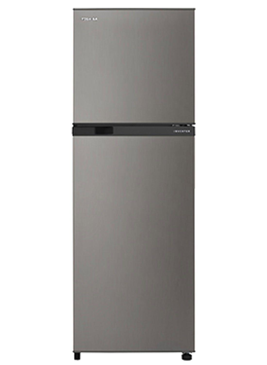 Compare 330L Gross And 231L Net Capacity,Frost Free Top Mount Double Door With Inverter Compressor Refrigerator And Adjustable Shelves GRA33USX49 Silver at KSA Price