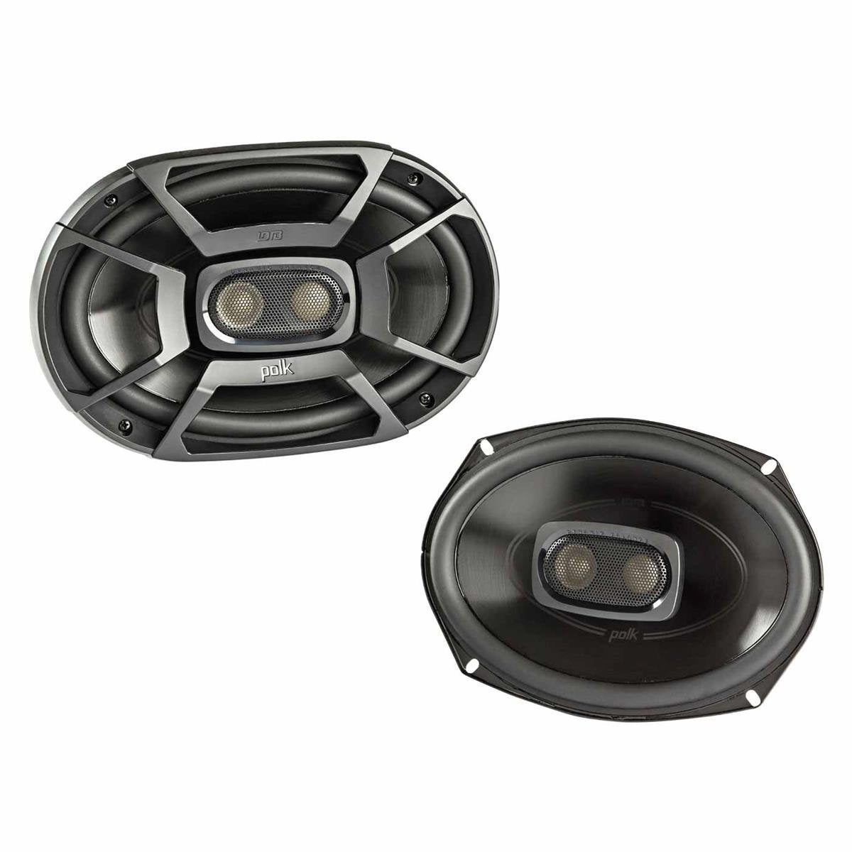 Compare Polk Audio DB692 DB+ Series 6 x 9 Coaxial Speaker for Car & Marine, 3Way Boat & Car Audio Speaker, 3022kHz Frequency Response, Polypropylene Woofer Cone & 12 Silk Dome Tweeter, Easy Installation at KSA Price