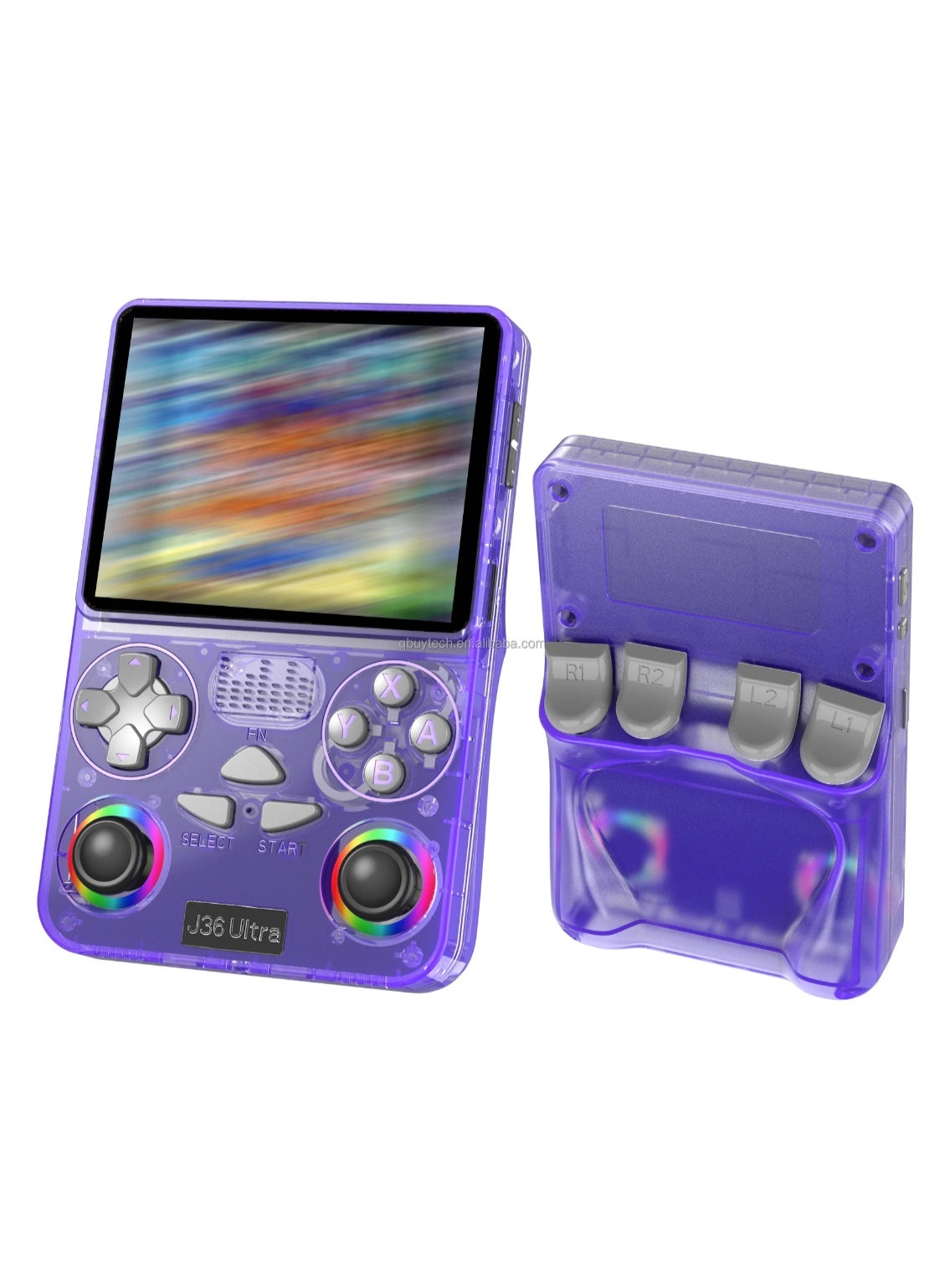 Compare R36s retro Handheld Gaming Console with 64G Cards, Portable Retro Game Consoles Linux Gaming System Emulator 3.5Inch IPS Screen at KSA Price