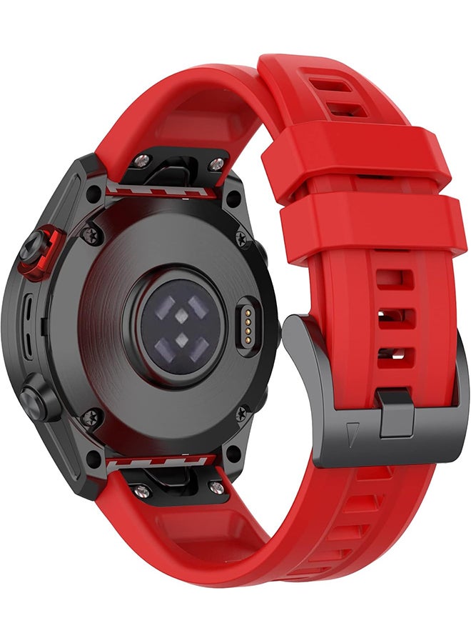 22mm Silicone Band For Garmin Fenix E/Fenix8 AMOLED…