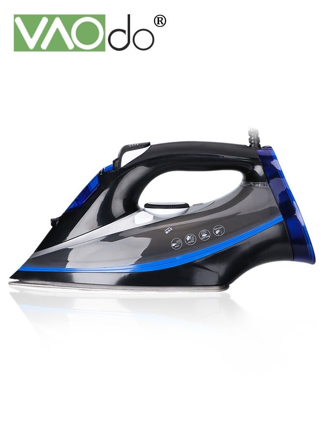 Compare Iron with Rapid Heating Ceramic Coated Soleplate Powerful Steam Blast Leakproof Lightweight SelfCleaning Steam Iron 2600W 360ML Water Tank at KSA Price