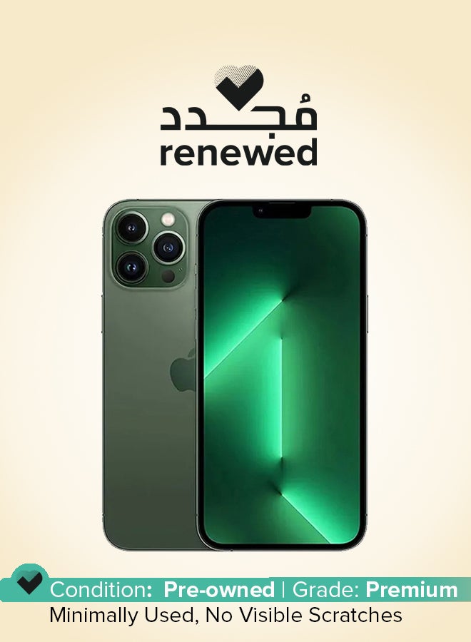 Compare Renewed  iPhone 13 Pro 256GB Alpine Green 5G With Facetime  International Version at KSA Price