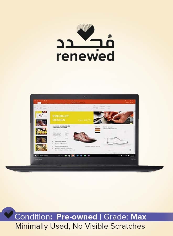 Compare Renewed  Thinkpad T470s Laptop With 14Inch Display, Intel Core i7 Processor6th Gen8GB RAM256GB SSDWindows 10 Pro English black at KSA Price