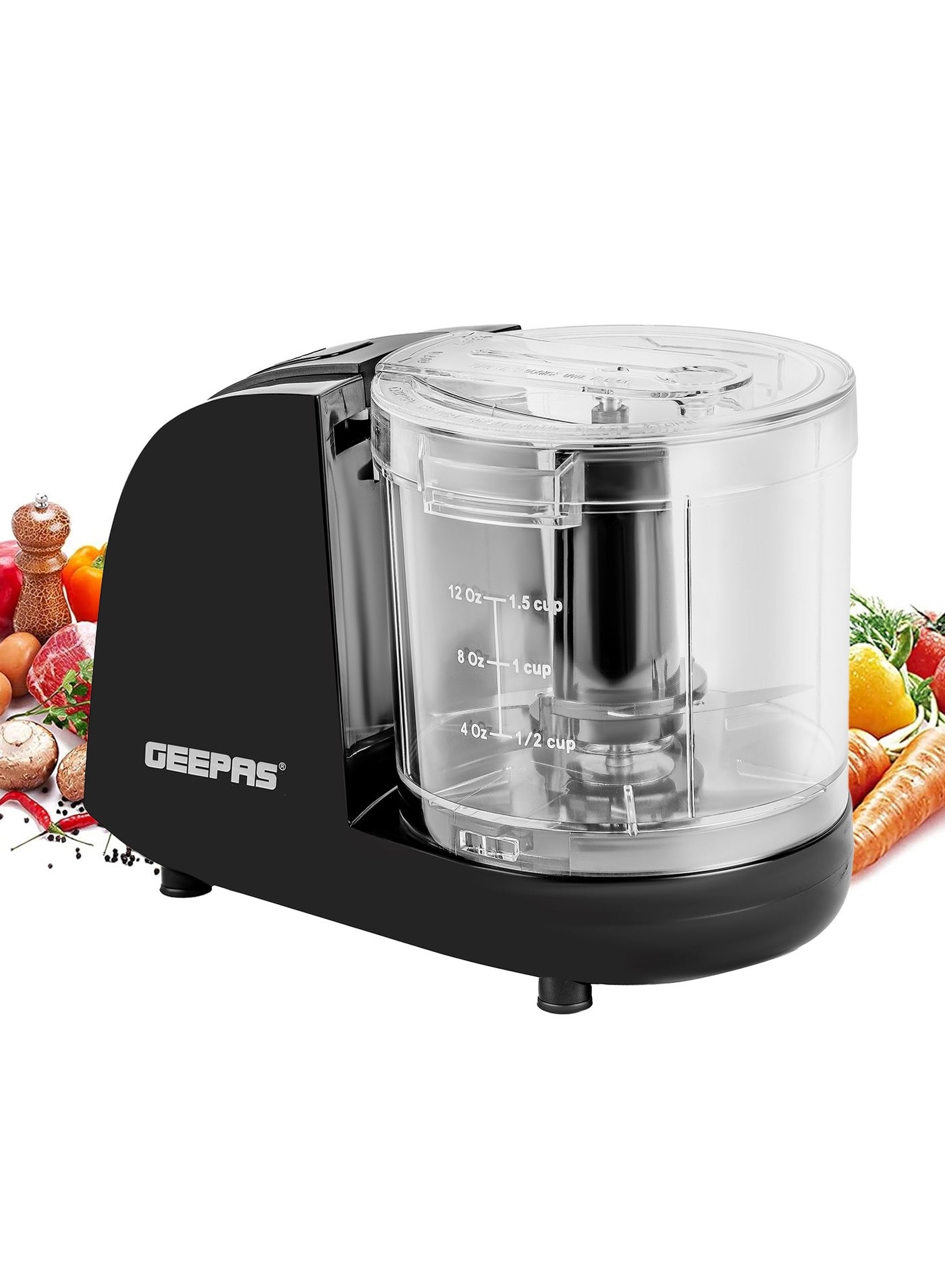 Geepas Multi Chopper With Stainless Steel Blade, 100W…