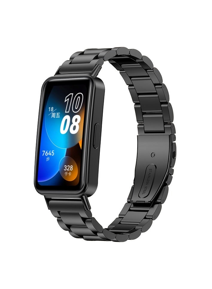Compare Suitable For Huawei Band 89 Universal Three Bead Metal Watch Strap at KSA Price