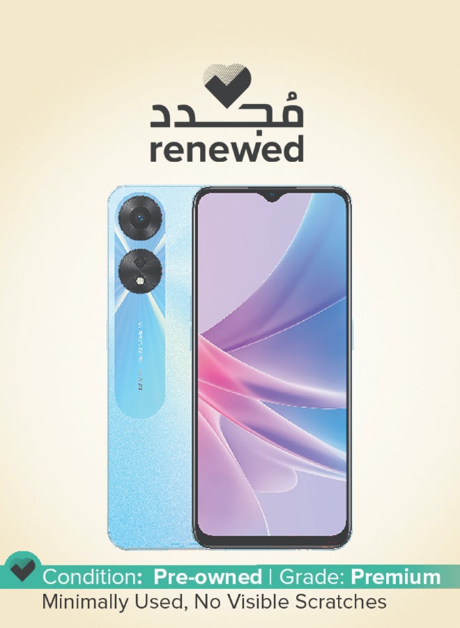 Compare Renewed  A78 5G Dual SIM Glowing Blue 8GB RAM 128GB 5G  Middle East Version at KSA Price