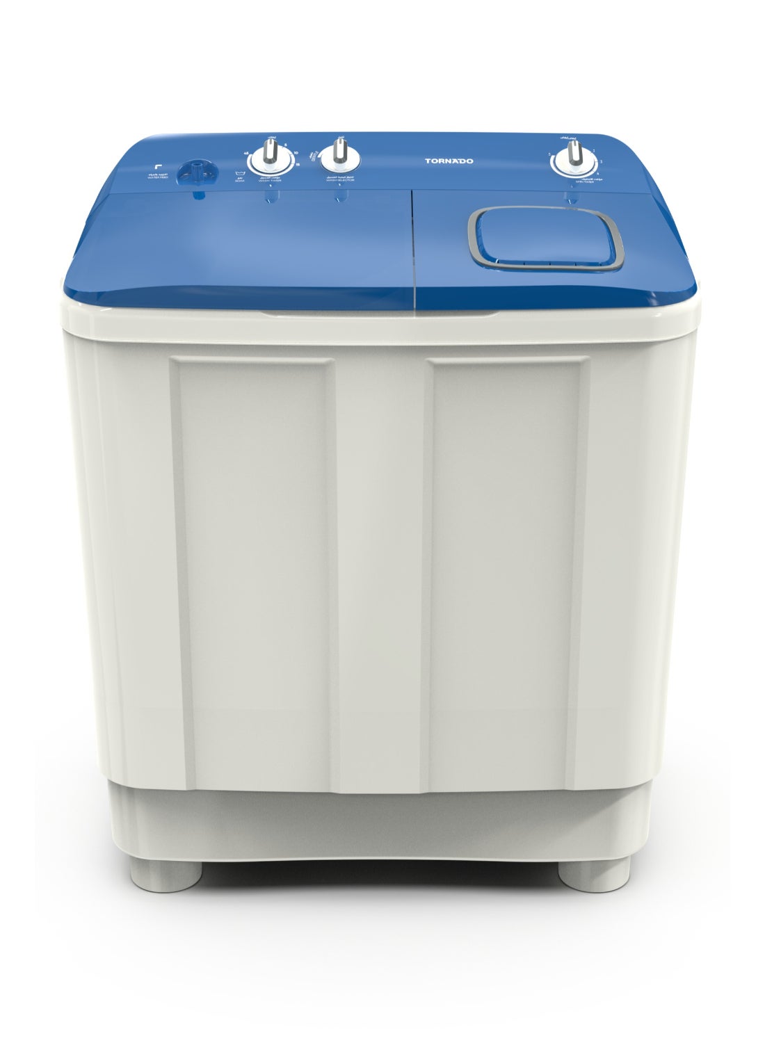 Compare TORNADO Washing Machine Half Auto 12 Kg White x Blue TMHHS12CWB 12 kg TMHHS12CWB White x Blue at KSA Price